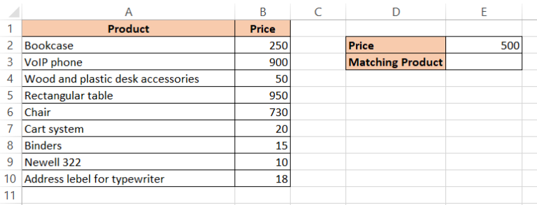 Excel Vlookup Closest Value